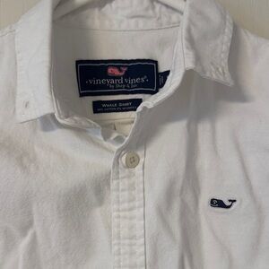 Vineyard Vines Boys White Whale Shirt